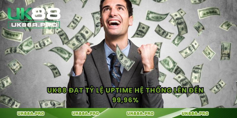 UK88 đạt tỷ lệ uptime hệ thống lên đến 99,96%